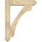 Ekena Millwork Legacy Arts and Crafts Rough Sawn Bracket w/ Offset Brace, Douglas Fir, 6"W x 26"D x 34"H BKT0604X26X34LEC03RDF - alternate 4